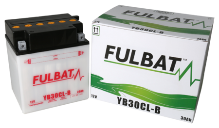 Akumulator FULBAT YB30CL-B (suchy, obsługowy, kwas w zestawie)