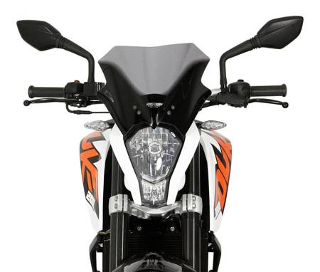 Szyba motocyklowa MRA KTM DUKE 390, , -2016, forma R, bezbarwna