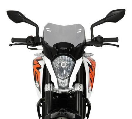 Szyba motocyklowa MRA KTM DUKE 390, , -2016, forma S, czarna