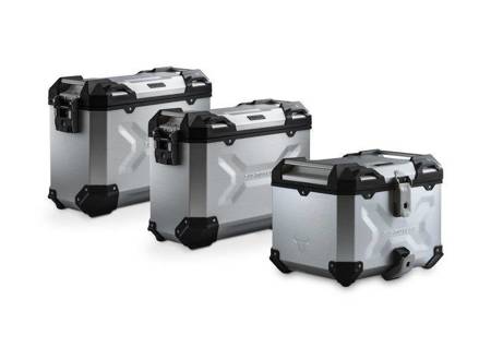 Zestaw bagażowy ADVENTURE SW-MOTECH SUZUKI DL 650 V-STROM (17-) silver - ADV.05.876.75000/S